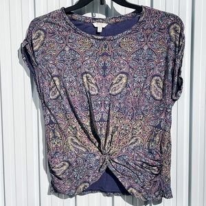 LUCKY BRAND Paisley Top